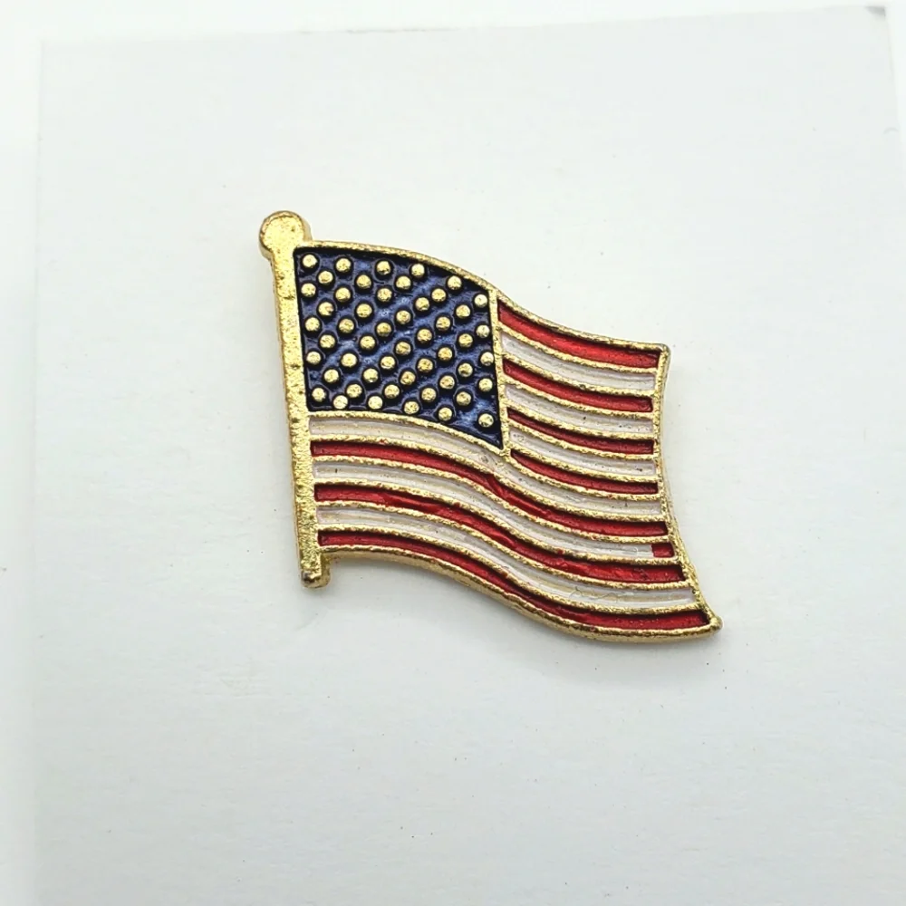 American flag pin